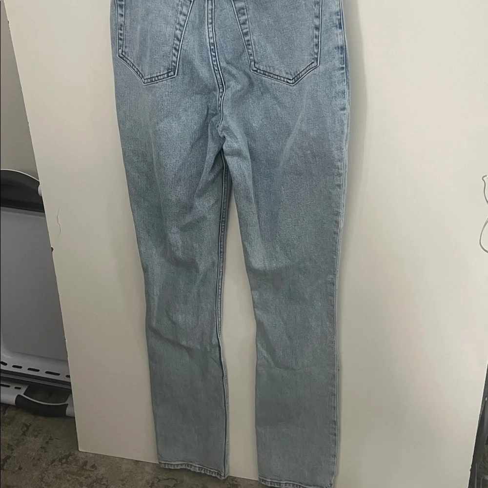 Abercrombie & Fitch The 90s Slim Straight Ultra High Rise Jeans Vintage Denim - Picture 8 of 8